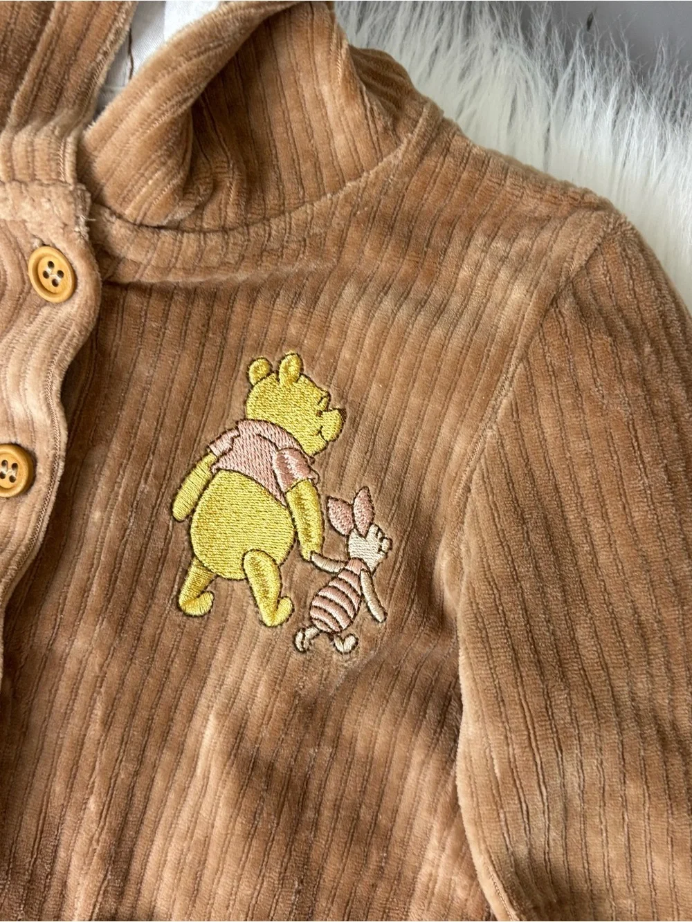 Disney Parks Baby Corduroy Hooded Jacket Size 12